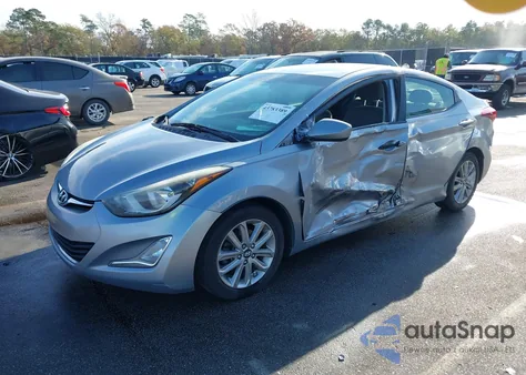 2015 Hyundai Elantra Se из США, поврежденный, VIN 5NPDH4AE4FH638596